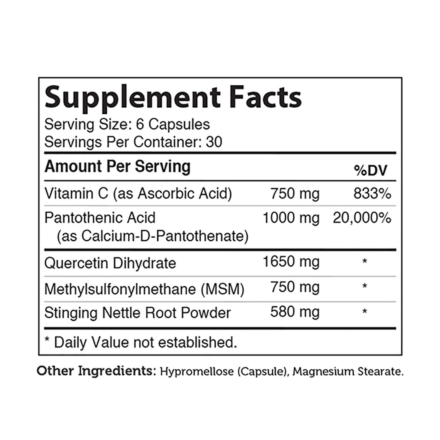 AllerBreez&trade; - 180 Capsules (30 Servings)